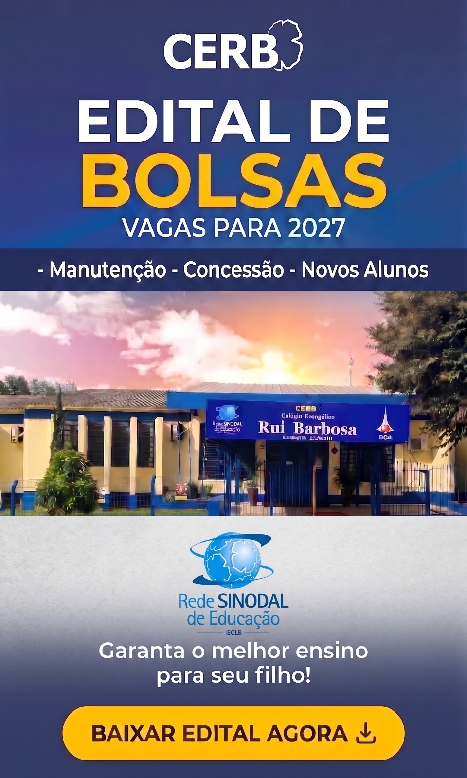 Bolsa de Estudo - Manutenção e Concessão