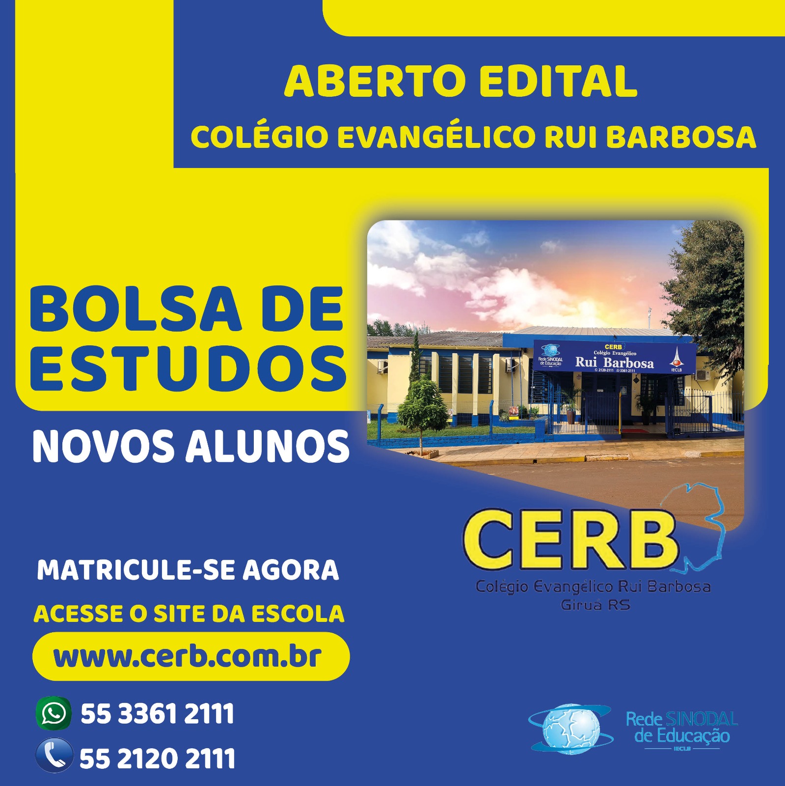 Bolsa de Estudo - Novos Alunos